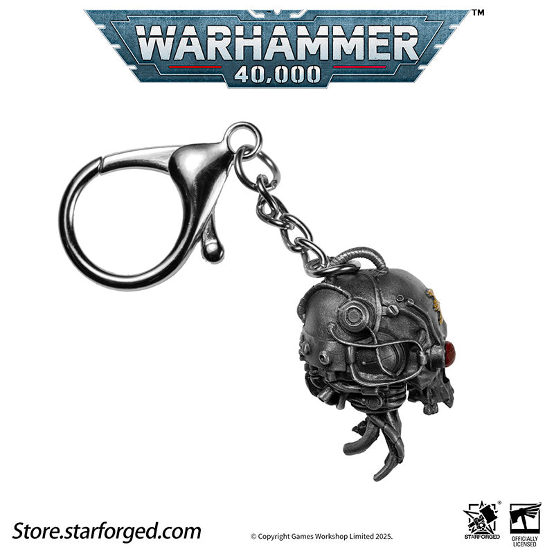 Starforged Warhammer 40K Adeptus Mechanicus Servo-Skull Keychain Men's Jewelry Accessories - Image 12