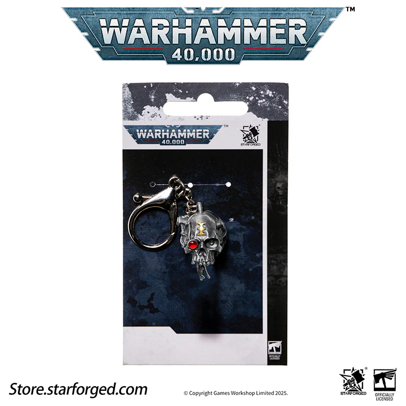 Starforged Warhammer 40K Adeptus Mechanicus Servo-Skull Keychain Men's Jewelry Accessories - Image 15