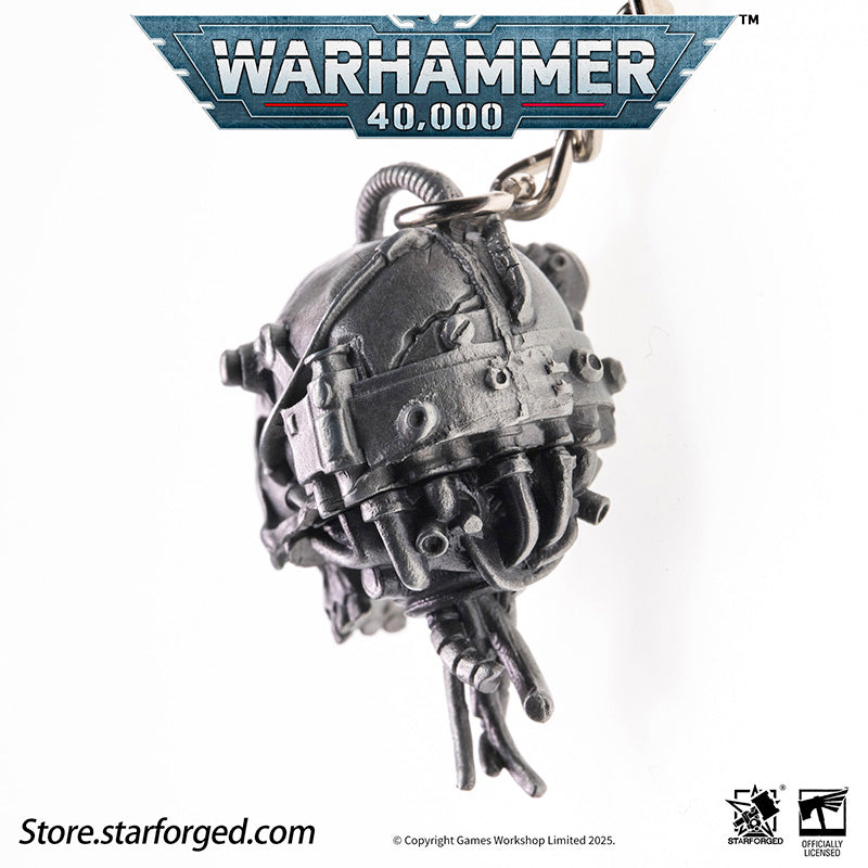 Starforged Warhammer 40K Adeptus Mechanicus Servo-Skull Keychain Men's Jewelry Accessories - Image 9