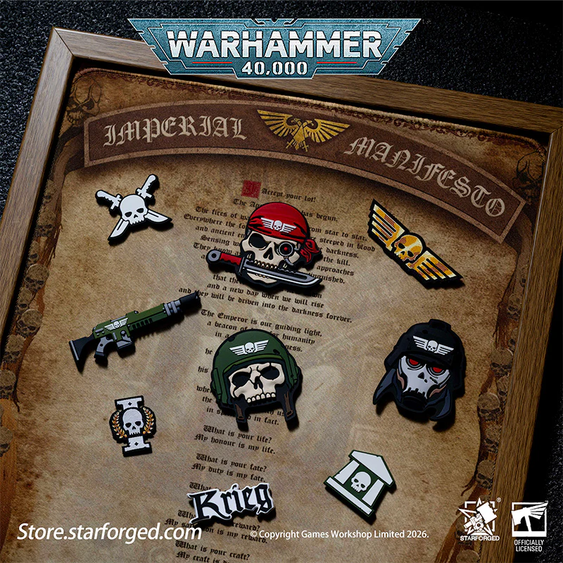 Starforged Warhammer 40K Astra Militarum Patch Collection Warhammer Gifts Fashion Accessories - Image 8
