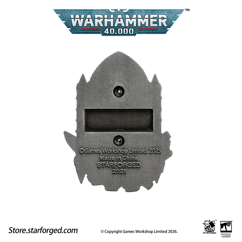 Starforged Warhammer 40K Astra Militarum Scroll Seal (Armageddon “Old One Eye” Honor Badge) Men's Fashion Accessories - Image 11