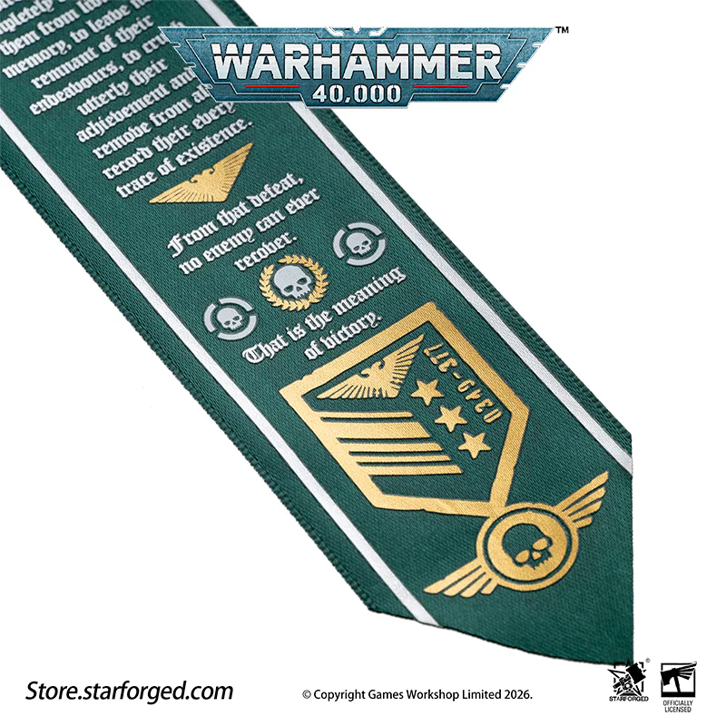 Starforged Warhammer 40K Astra Militarum Scroll Seal (Armageddon “Old One Eye” Honor Badge) Men's Fashion Accessories - Image 14