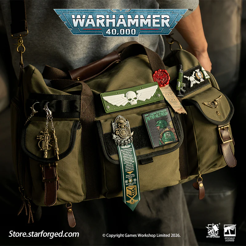Starforged Warhammer 40K Astra Militarum Scroll Seal (Armageddon “Old One Eye” Honor Badge) Men's Fashion Accessories - Image 6