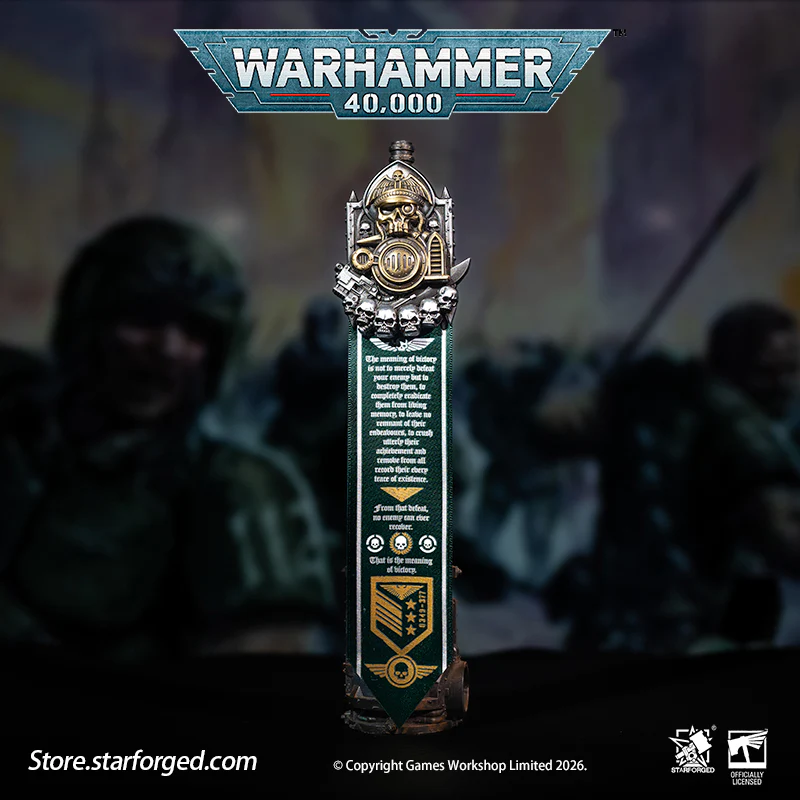 Starforged Warhammer 40K Astra Militarum Scroll Seal (Armageddon “Old One Eye” Honor Badge) Men's Fashion Accessories - Image 7