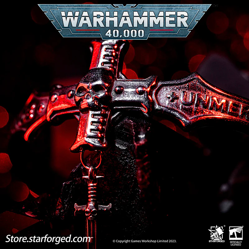 Starforged Warhammer 40K Black Templars Emperor's Champion Bracelet Men's Vintage Fashion Trends Wristband Other - Image 6