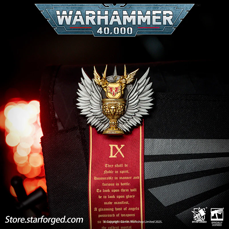 Starforged Warhammer 40K Blood Angels Pin Sanguinius Blood Blessing Seal Badge - Image 3