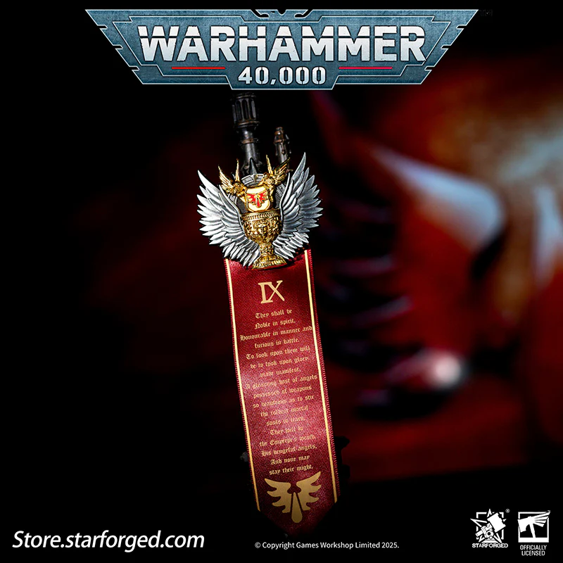 Starforged Warhammer 40K Blood Angels Pin Sanguinius Blood Blessing Seal Badge - Image 5