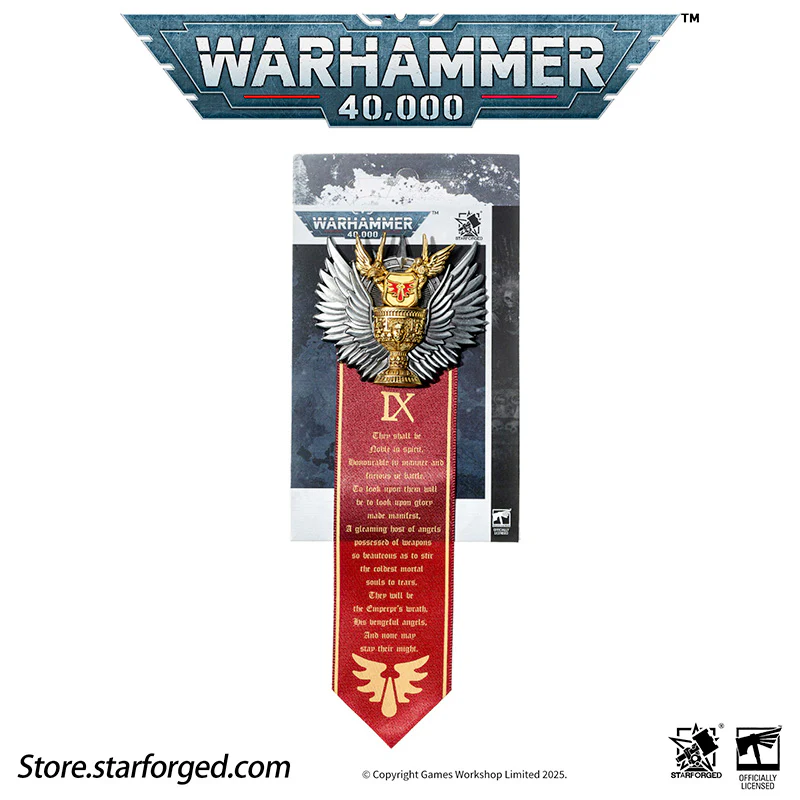 Starforged Warhammer 40K Blood Angels Pin Sanguinius Blood Blessing Seal Badge - Image 6