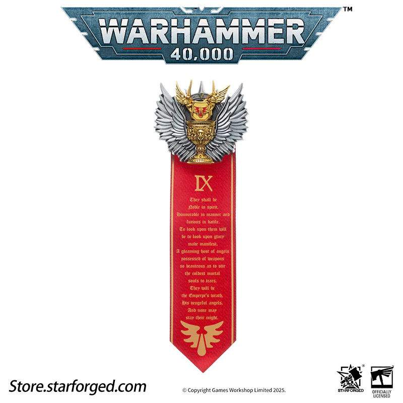 Starforged Warhammer 40K Blood Angels Pin Sanguinius Blood Blessing Seal Badge - Image 7