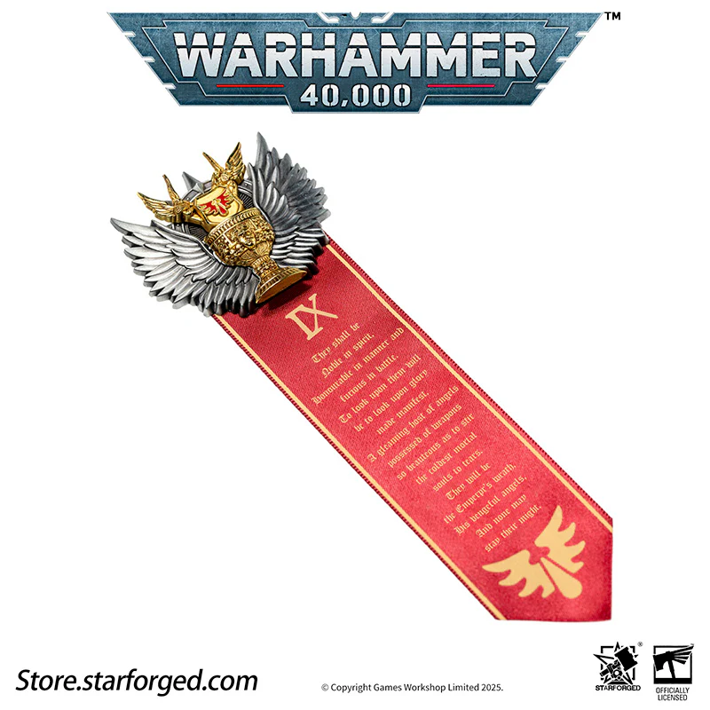 Starforged Warhammer 40K Blood Angels Pin Sanguinius Blood Blessing Seal Badge - Image 8