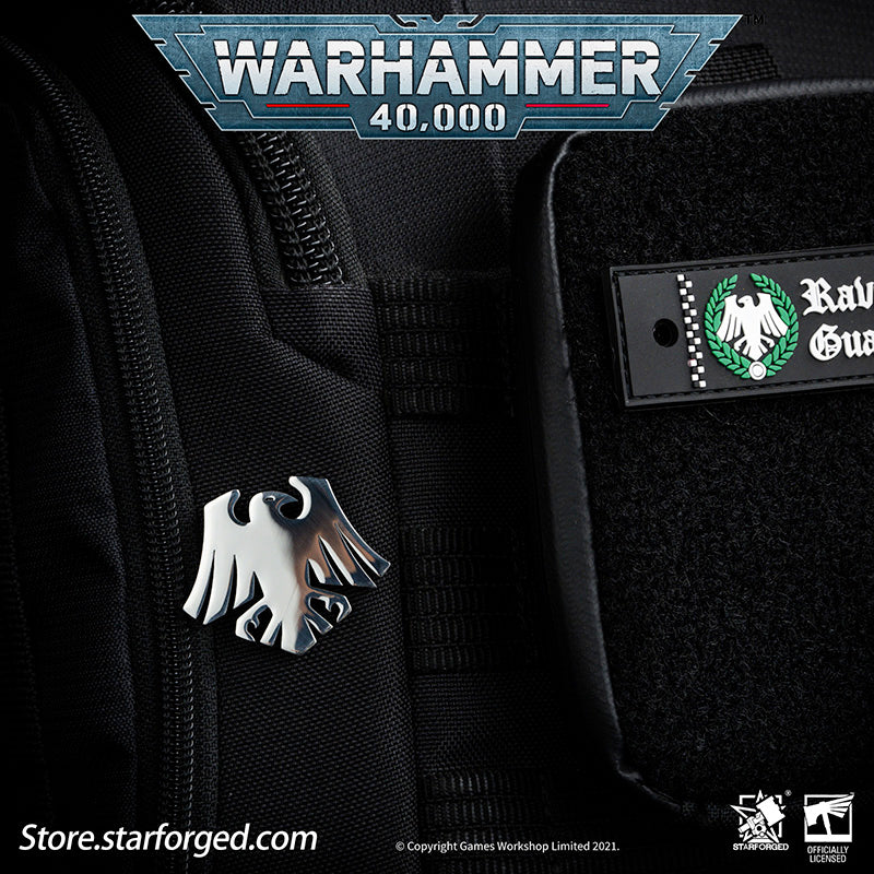 Starforged Warhammer 40K Brooch Raven Guard Chapter Icon Pin Badge Stainless Steel Peripheral Accessories - Image 5