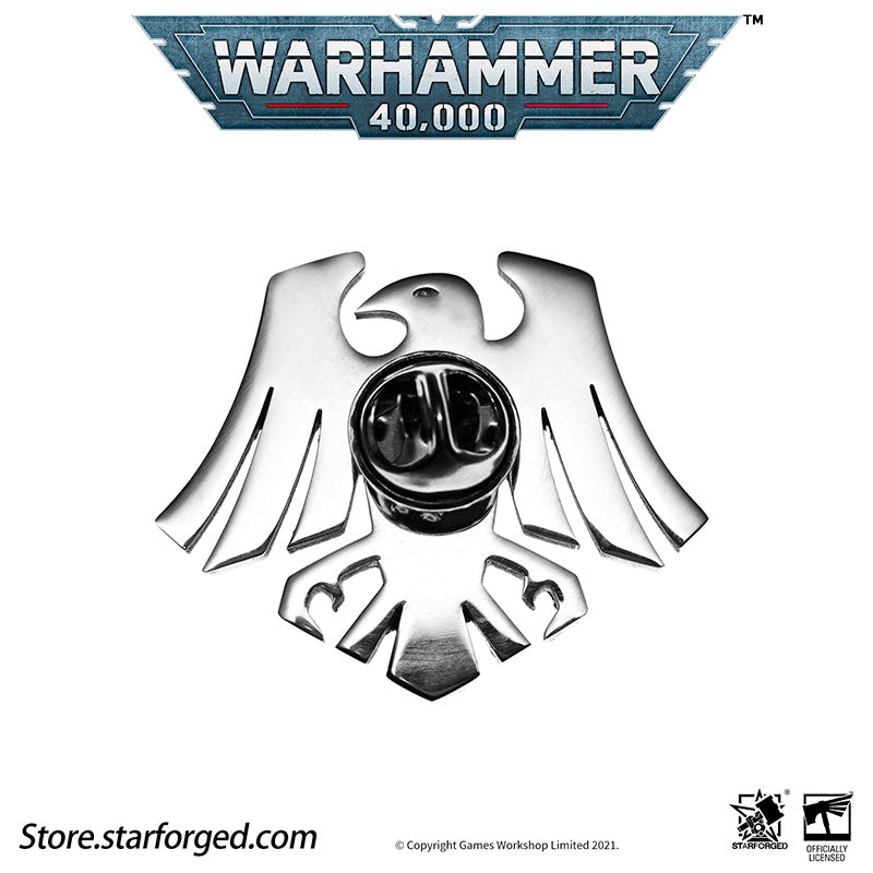 Starforged Warhammer 40K Brooch Raven Guard Chapter Icon Pin Badge Stainless Steel Peripheral Accessories - Image 7