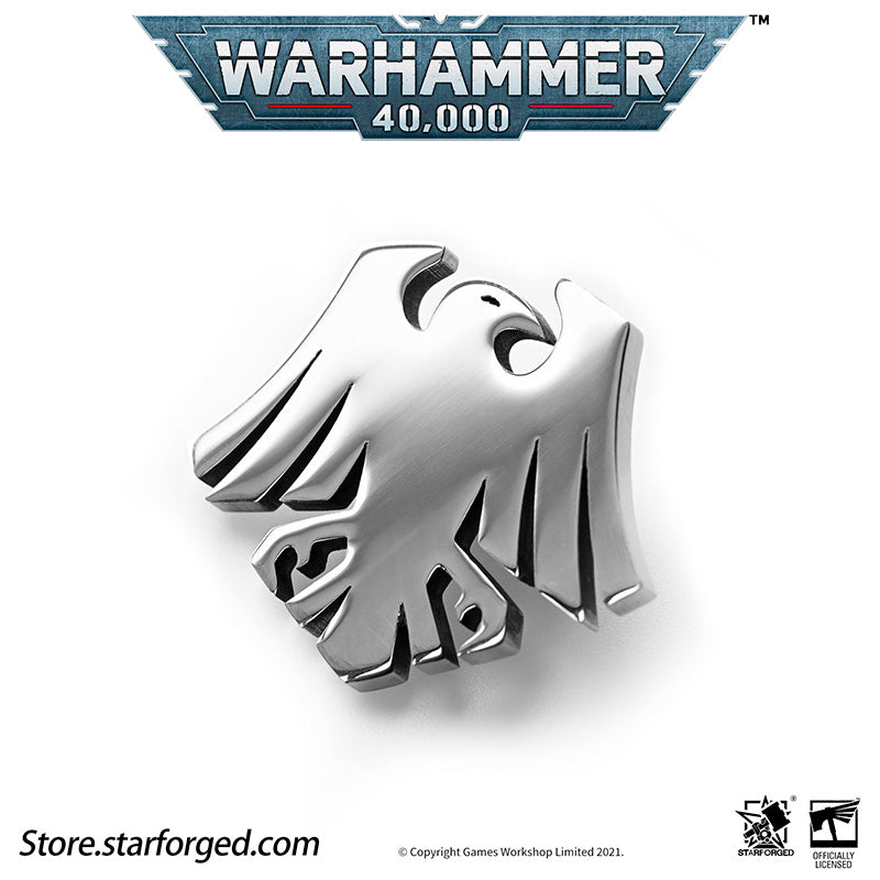Starforged Warhammer 40K Brooch Raven Guard Chapter Icon Pin Badge Stainless Steel Peripheral Accessories - Image 9
