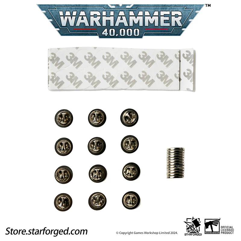 Starforged Warhammer 40K Brooch Space Marines Pin Badge Refrigerator Magnet Men's Metal Chapter Badge - Image 19