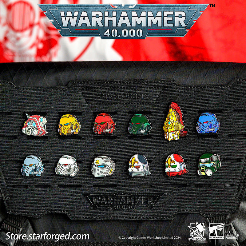 Starforged Warhammer 40K Brooch Space Marines Pin Badge Refrigerator Magnet Men's Metal Chapter Badge - Image 3