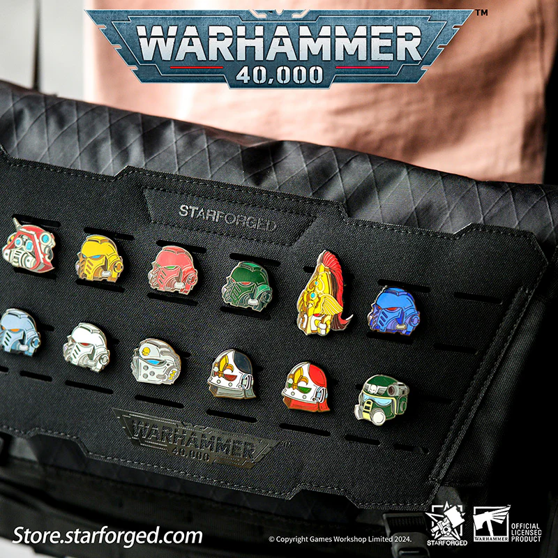 Starforged Warhammer 40K Brooch Space Marines Pin Badge Refrigerator Magnet Men's Metal Chapter Badge - Image 4
