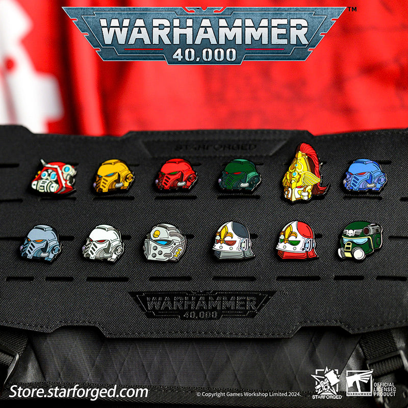 Starforged Warhammer 40K Brooch Space Marines Pin Badge Refrigerator Magnet Men's Metal Chapter Badge - Image 5