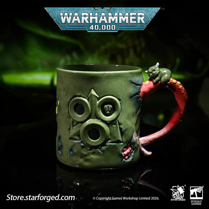 Starforged Warhammer 40K Chaos Gods Dark Gods The Plague Lord Nurgle Pustulent Beverage Mug Cup