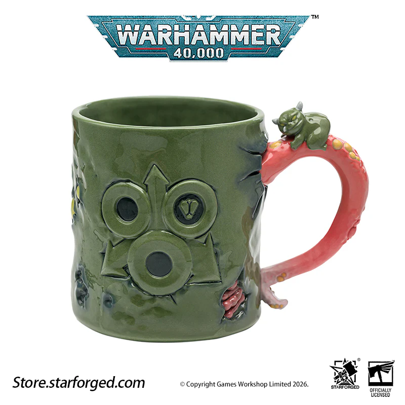 Starforged Warhammer 40K Chaos Gods Dark Gods The Plague Lord Nurgle Pustulent Beverage Mug Cup - Image 12