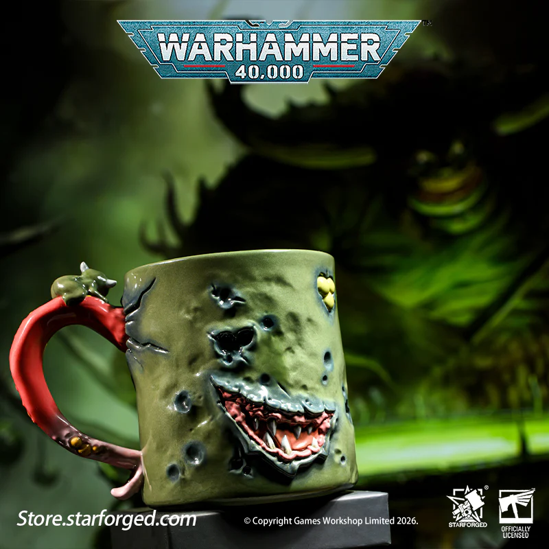 Starforged Warhammer 40K Chaos Gods Dark Gods The Plague Lord Nurgle Pustulent Beverage Mug Cup - Image 3