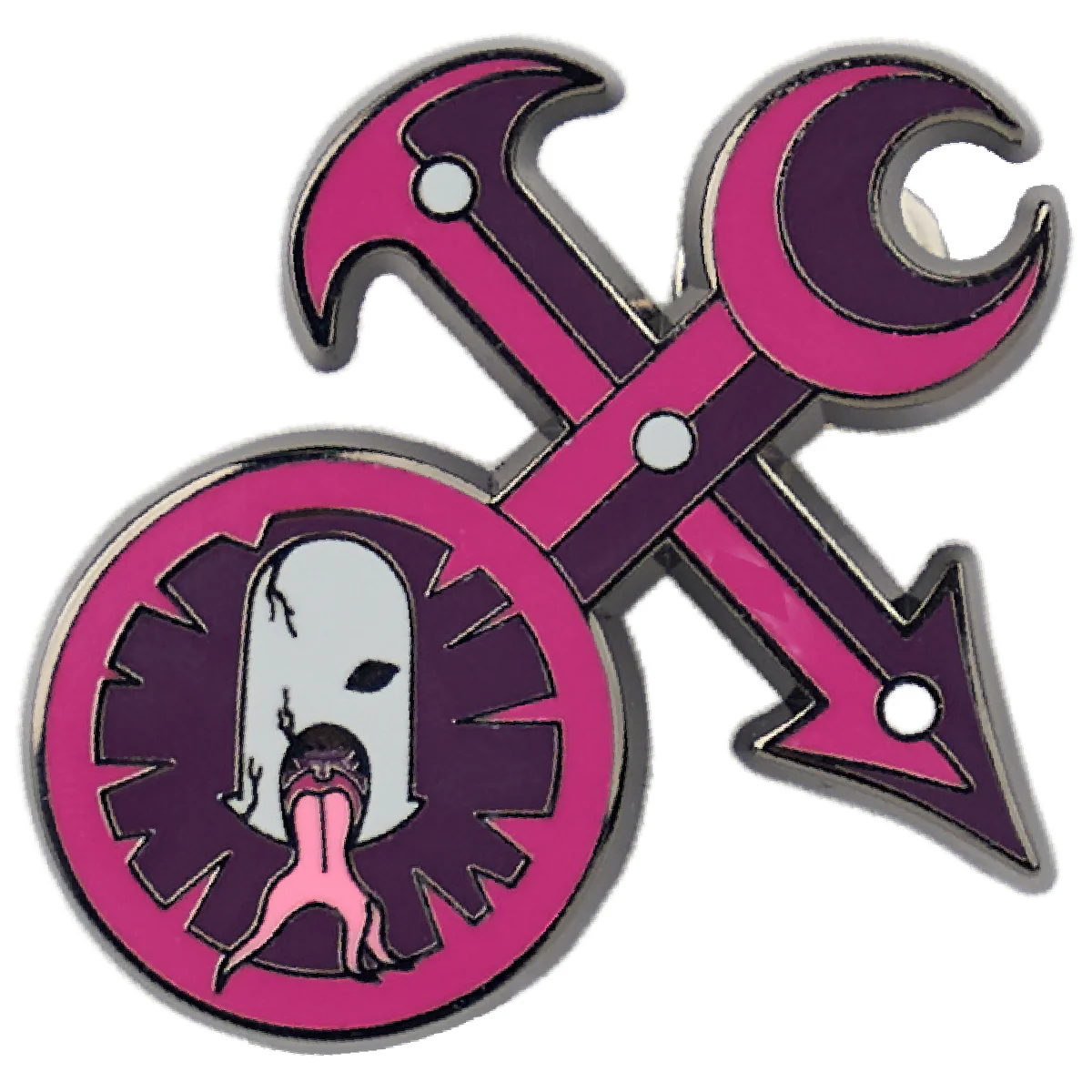 Starforged Warhammer 40K Chaos Sigil of Ruinous Powers Nurgle Khorne Tzeentch Slaanesh Brooch Pin Badge - Image 3