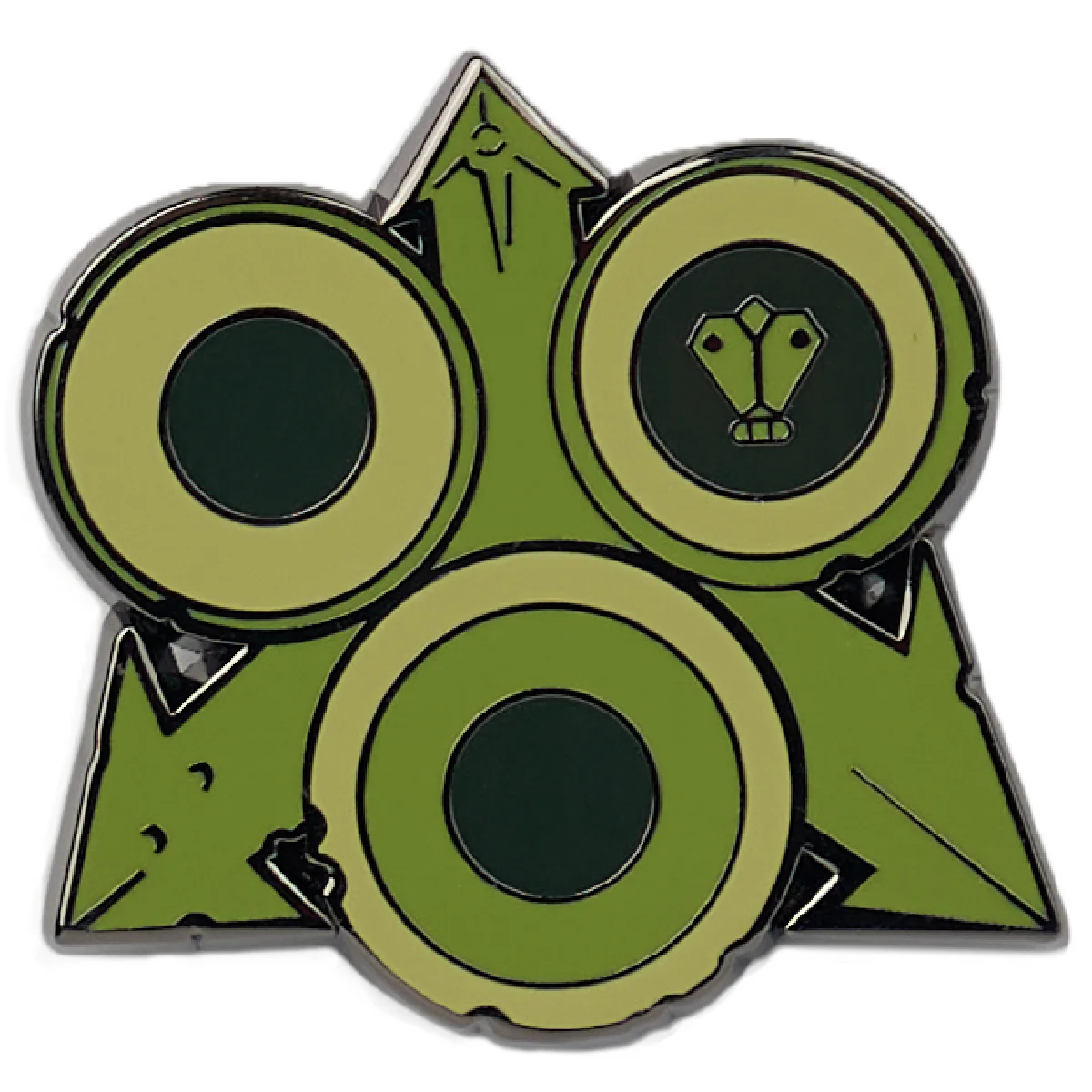 Starforged Warhammer 40K Chaos Sigil of Ruinous Powers Nurgle Khorne Tzeentch Slaanesh Brooch Pin Badge - Image 5