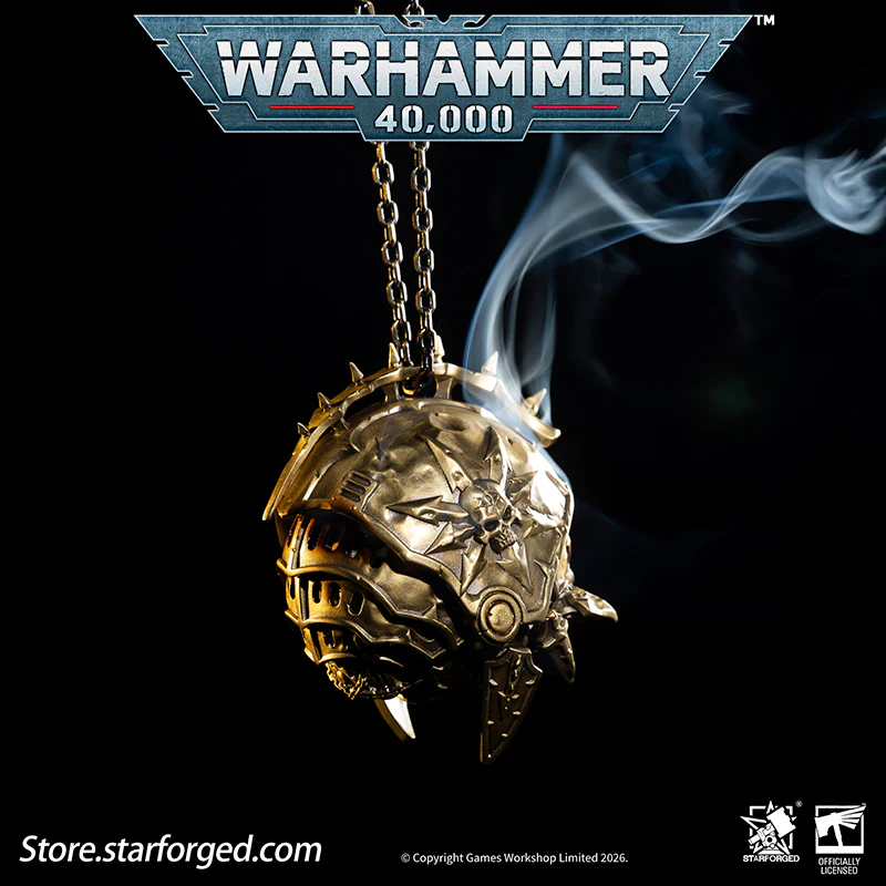 Starforged Warhammer 40K Chaos Space Marines Dark Mechanicum Thurible Incense Burner Men's Fashion Jewelry - Image 12