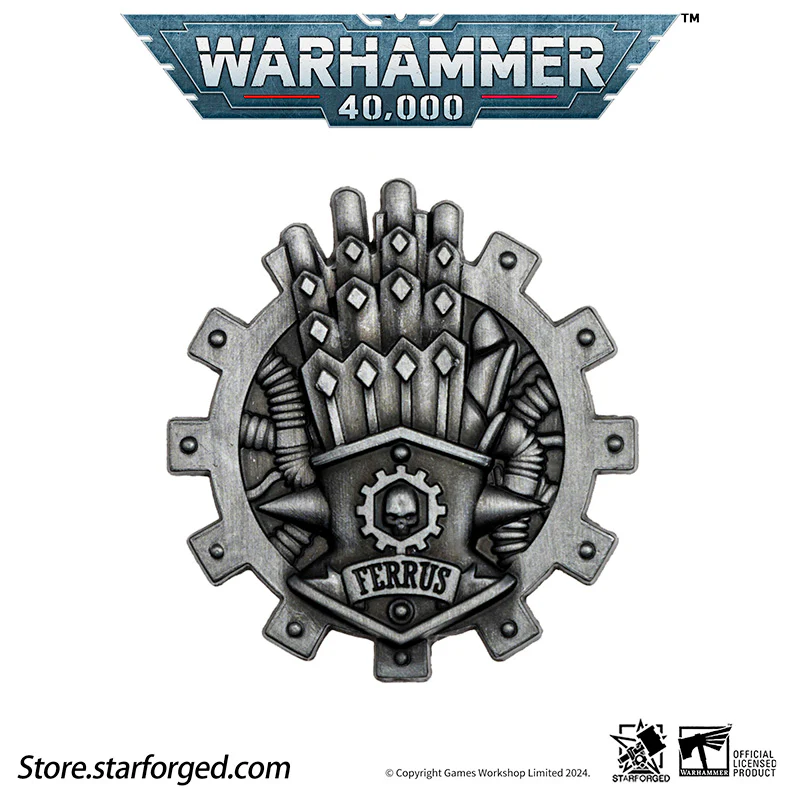 Starforged Warhammer 40K Chapter Icon Grey Knight  Death Watch Space Wolves Pin Badge Men's Accessories - Image 15