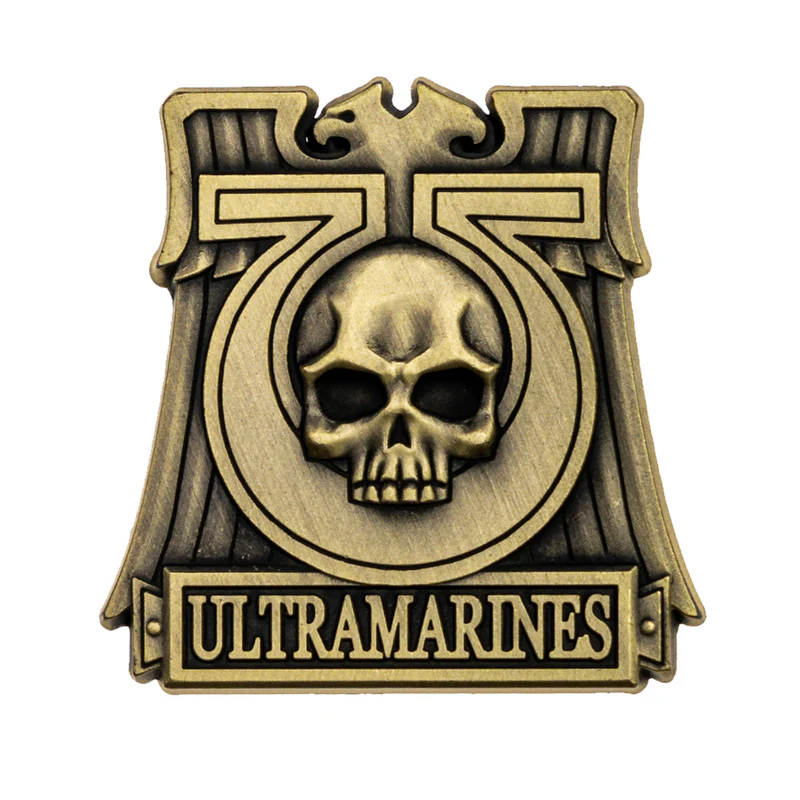 Starforged Warhammer 40K Chapter Icon Grey Knight  Death Watch Space Wolves Pin Badge Men's Accessories - Image 36