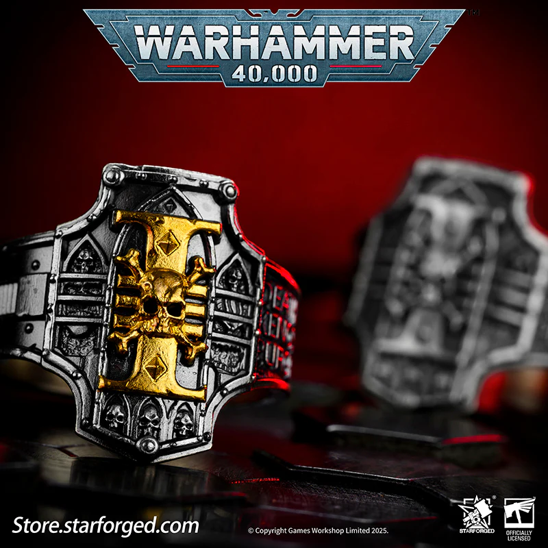 Starforged Warhammer 40K Creed of Ordo Xenos Deathwatch Silver Ring Accessories Jewelry - Image 7