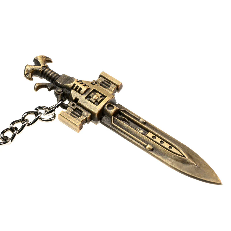 Starforged Warhammer 40K Custodes Sword & Shield Emperor of Mankind Adeptus Custode Men's Accessories Keychain Brooch - Image 16