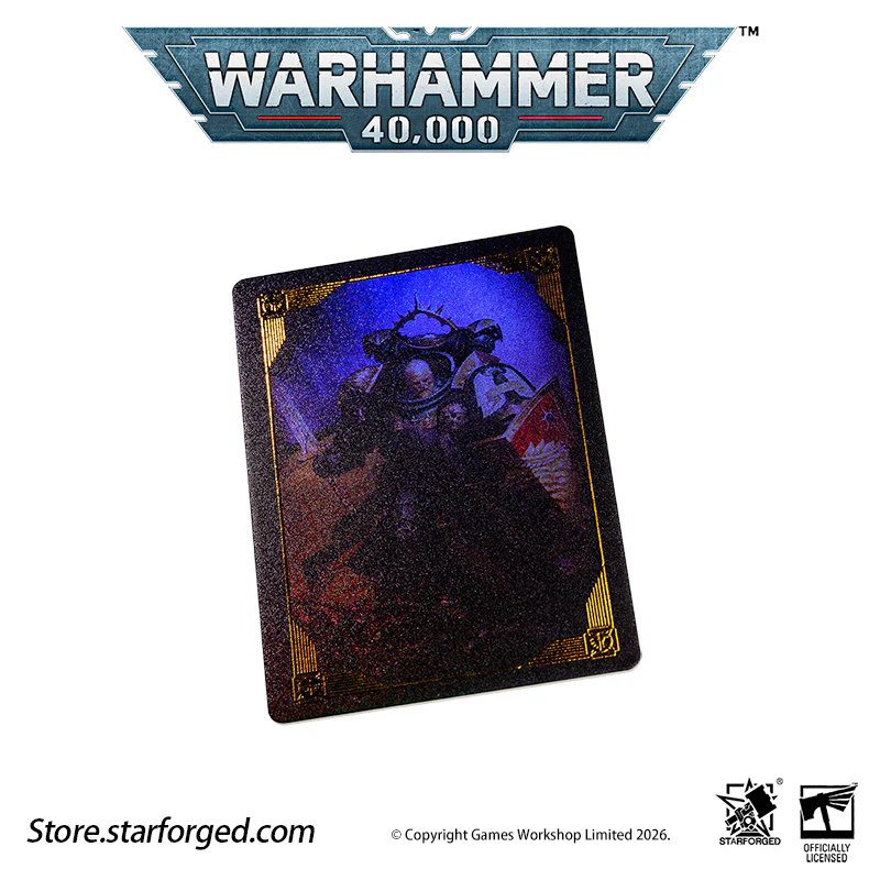 Starforged Warhammer 40K Dark Angel Lion El'Jonson Bronze Bust Seal Wax & Coin Set Other - Image 12