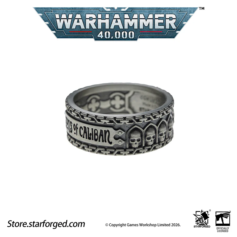 Starforged Warhammer 40K Dark Angels Space Marines Sons of Caliban Ring Accessories Game Merchandise Warhammer Gifts Fashion Accessories - Image 12