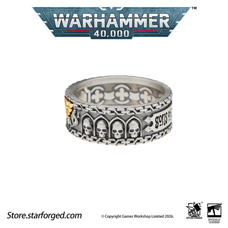 Starforged Warhammer 40K Dark Angels Space Marines Sons of Caliban Ring Accessories Game Merchandise Warhammer Gifts Fashion Accessories - Image 14