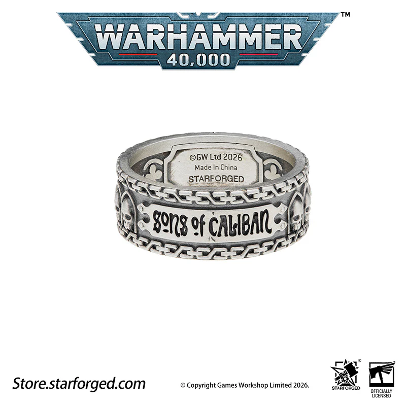 Starforged Warhammer 40K Dark Angels Space Marines Sons of Caliban Ring Accessories Game Merchandise Warhammer Gifts Fashion Accessories - Image 15