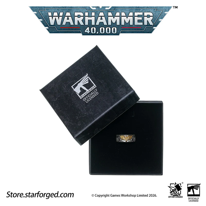Starforged Warhammer 40K Dark Angels Space Marines Sons of Caliban Ring Accessories Game Merchandise Warhammer Gifts Fashion Accessories - Image 17
