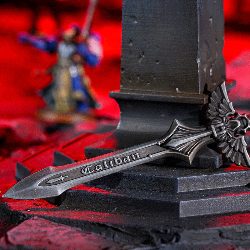 Starforged Warhammer 40K Dark Angels Sword of Caliban 2023 New Men's Keychain Christmas Gift Boyfriend - Image 6
