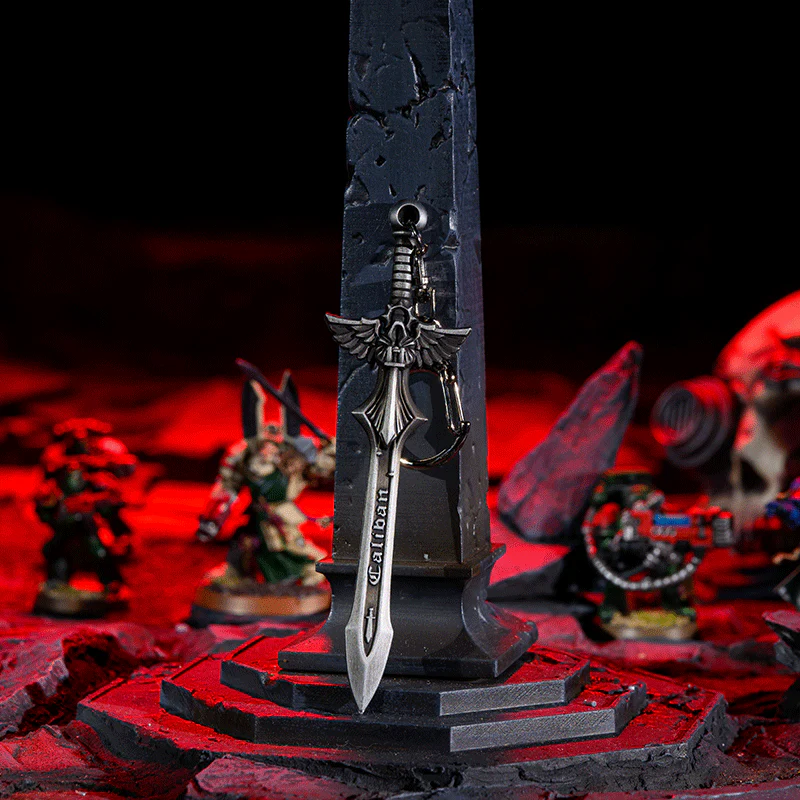 Starforged Warhammer 40K Dark Angels Sword of Caliban 2023 New Men's Keychain Christmas Gift Boyfriend - Image 7