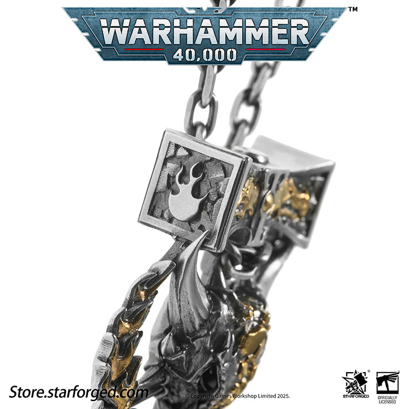 Starforged Warhammer 40K Dawnbringer Salamanders Necklace Pendant Men's Jewelry Birthday Gift - Image 15