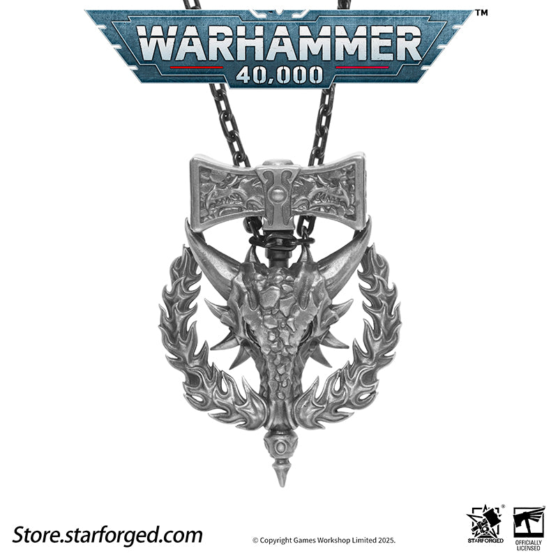 Starforged Warhammer 40K Dawnbringer Salamanders Necklace Pendant Men's Jewelry Birthday Gift - Image 17