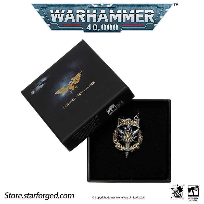 Starforged Warhammer 40K Dawnbringer Salamanders Necklace Pendant Men's Jewelry Birthday Gift - Image 18