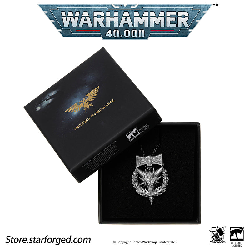 Starforged Warhammer 40K Dawnbringer Salamanders Necklace Pendant Men's Jewelry Birthday Gift - Image 19
