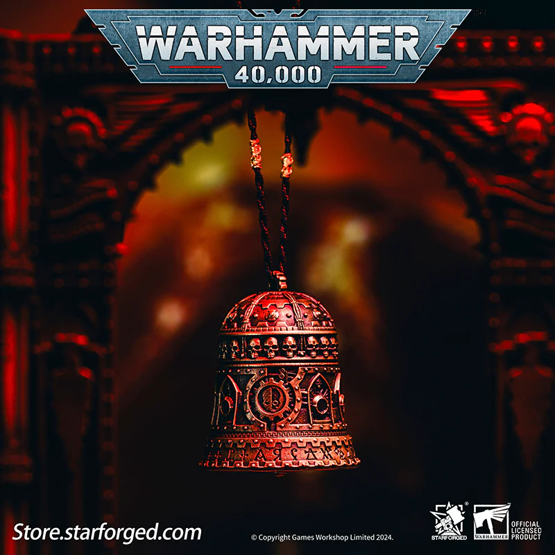 Starforged Warhammer 40K Domination Bell of Ominissah Adeptus Mechanicus Copper Pendant Other - Image 11