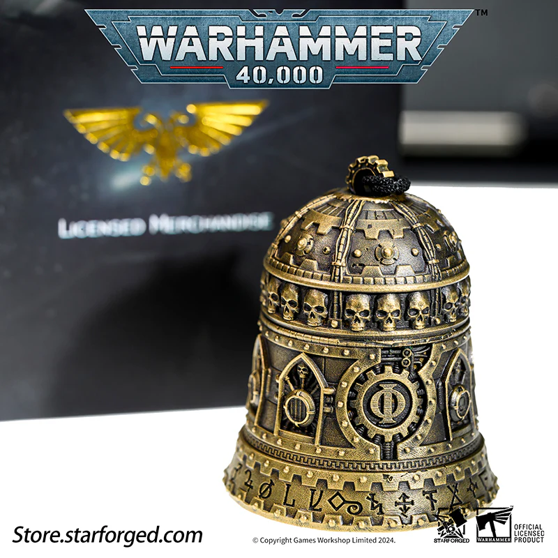 Starforged Warhammer 40K Domination Bell of Ominissah Adeptus Mechanicus Copper Pendant Other - Image 13