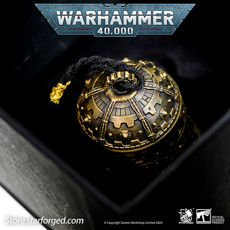 Starforged Warhammer 40K Domination Bell of Ominissah Adeptus Mechanicus Copper Pendant Other - Image 4