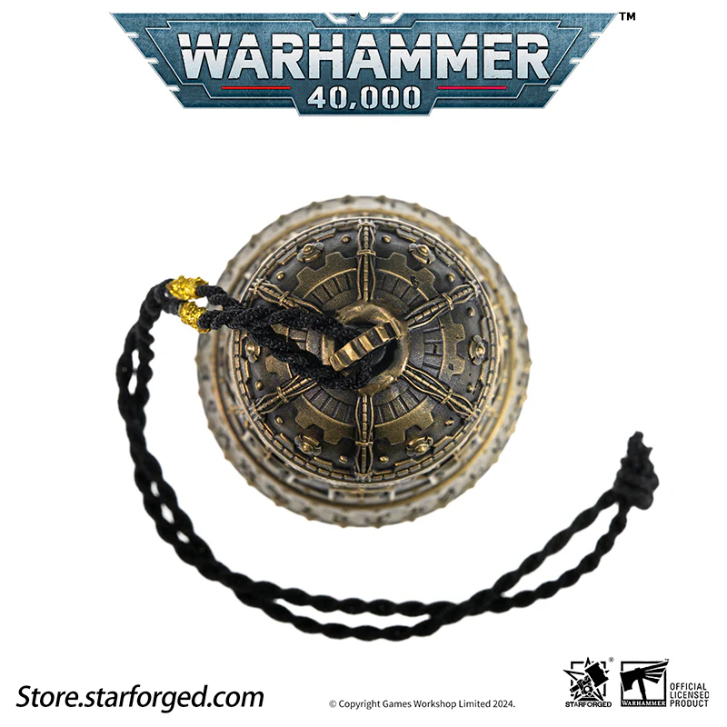 Starforged Warhammer 40K Domination Bell of Ominissah Adeptus Mechanicus Copper Pendant Other - Image 5