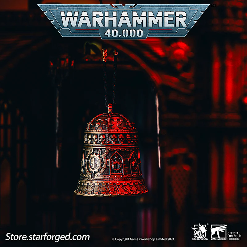 Starforged Warhammer 40K Domination Bell of Ominissah Adeptus Mechanicus Copper Pendant Other - Image 7