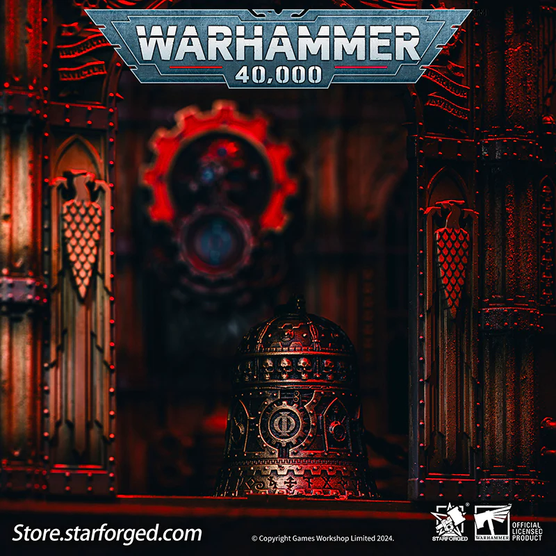 Starforged Warhammer 40K Domination Bell of Ominissah Adeptus Mechanicus Copper Pendant Other - Image 8