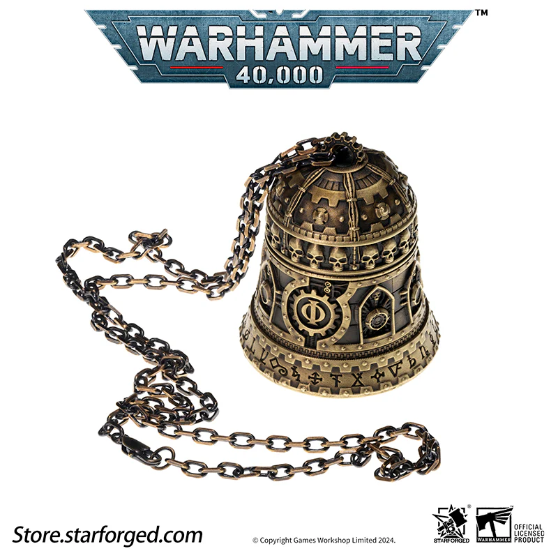 Starforged Warhammer 40K Domination Bell of Ominissah Adeptus Mechanicus Copper Pendant Other - Image 9