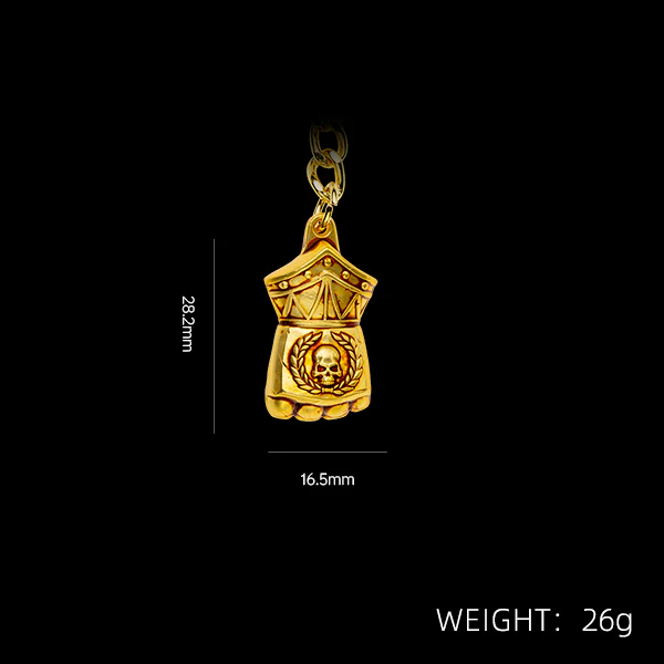 Starforged Warhammer 40K Imperial Fists Fist of Dorn Keychain - Image 6